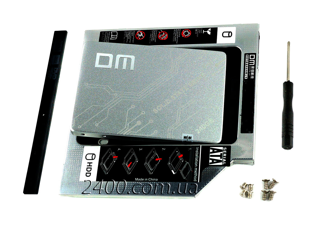 Накопичувальний твердотільний (жорсткий) диск SSD 2.5" SATA III 240GB, DMF500/240G у комплекті з адаптером, фото 1