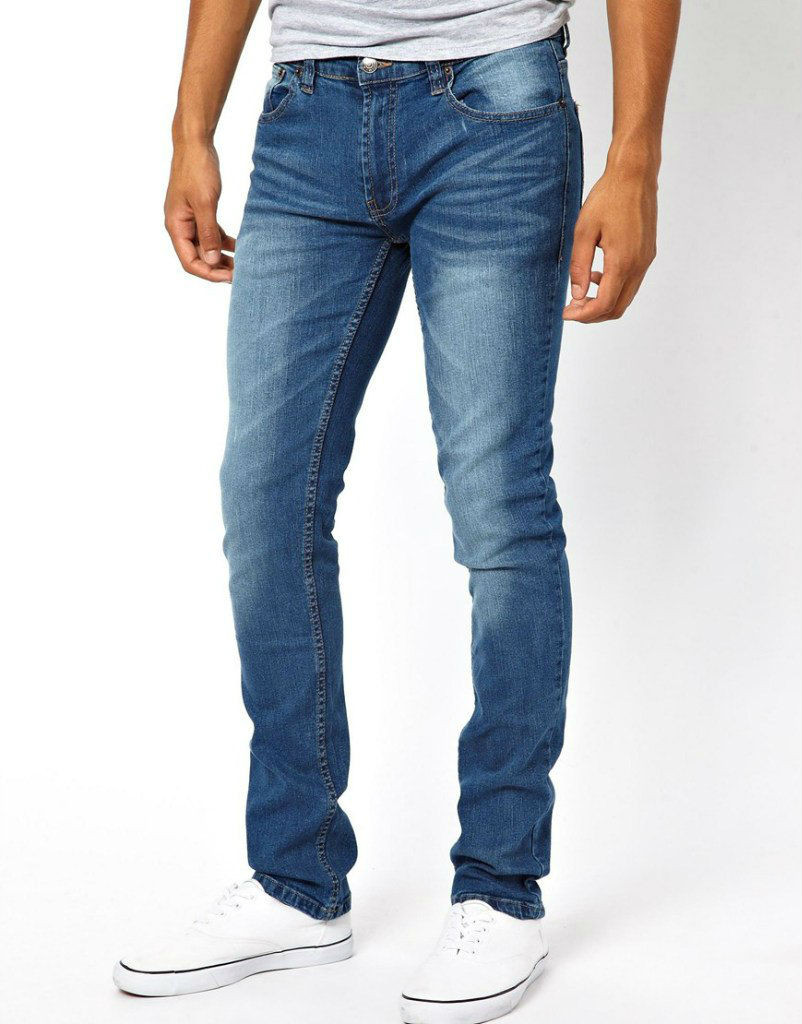 Джинси D-Struct (by Bellfield) - Washed Blue White (чоловічі джинси)