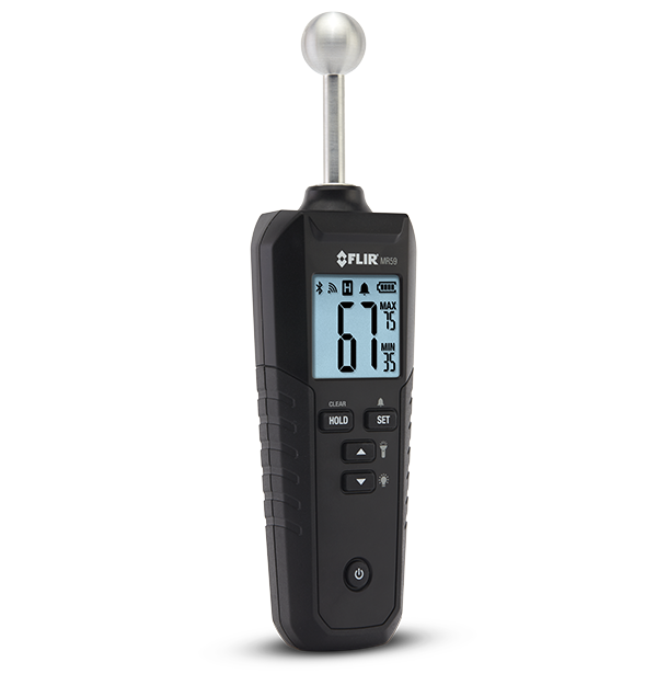Вологомір деревини та будівельних матеріалів FLIR MR59 (з bluetooth), Воологомір безконтактний FLIR MR59 (США)