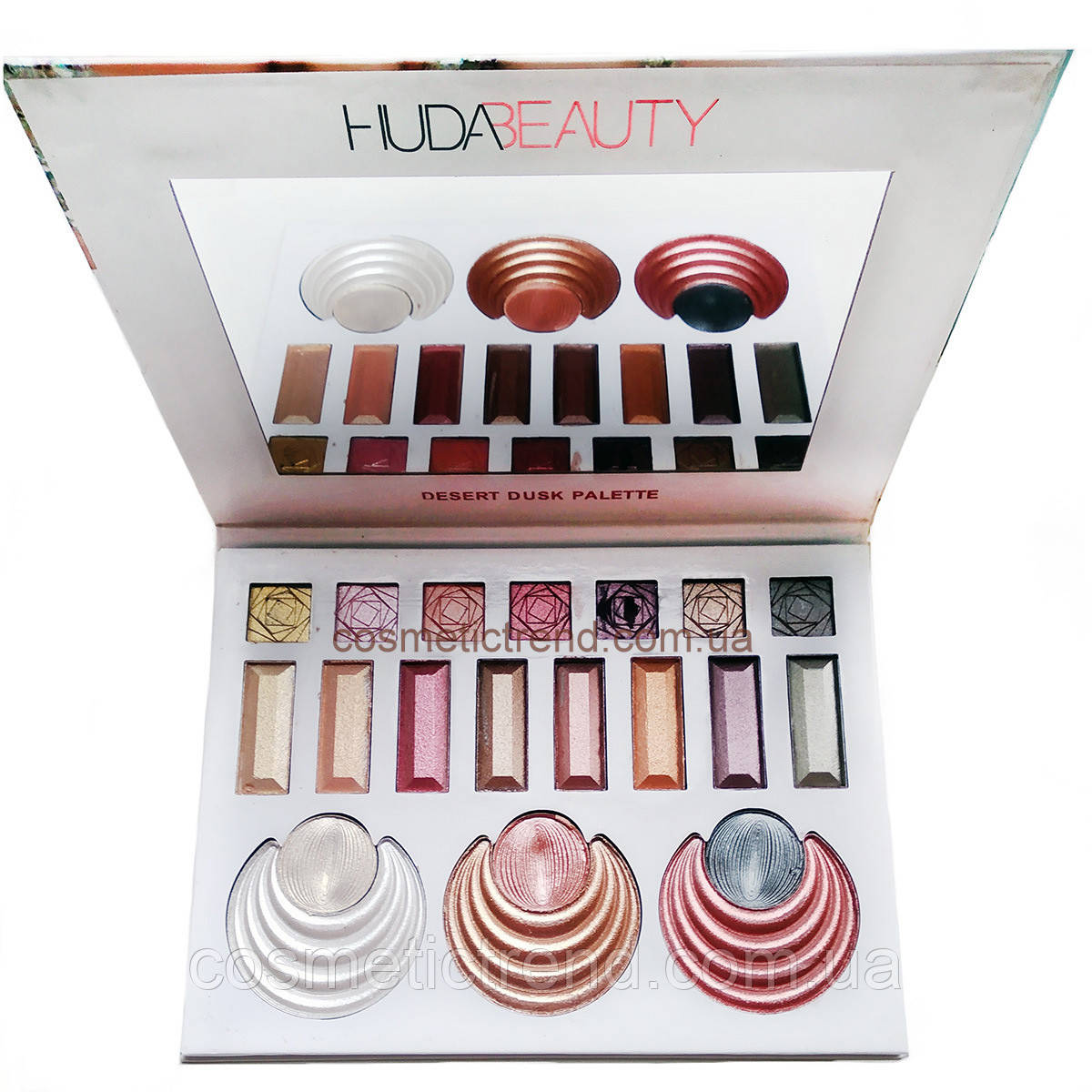 Палетка тіней Huda Beauty Desert Dusk Eyeshadow Palette (21 колір) Новинка!