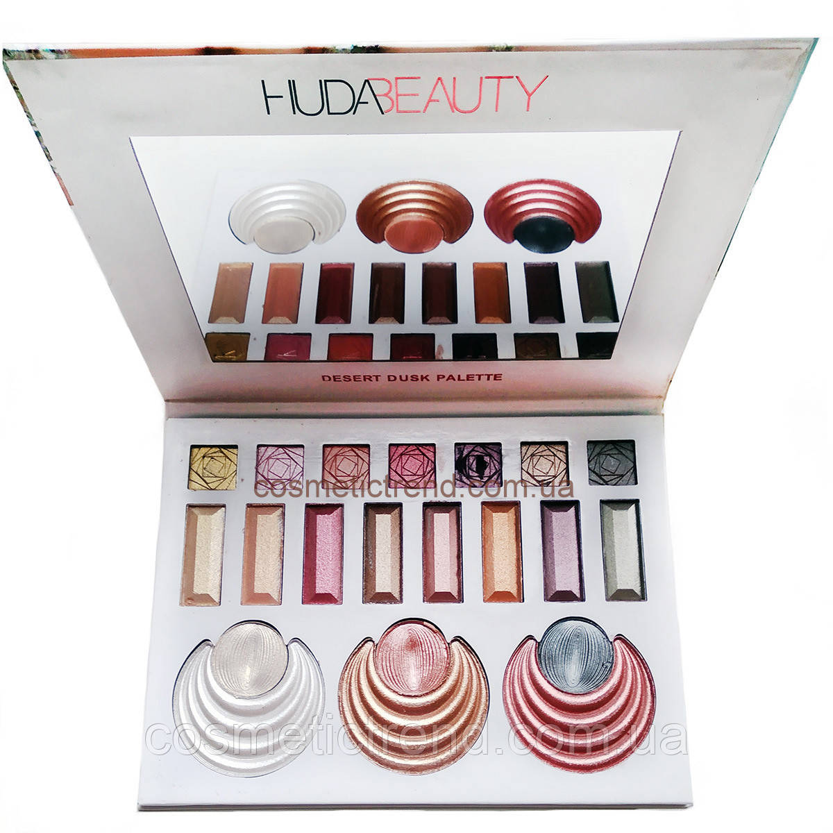 Палетка тіней Huda Beauty Desert Dusk Eyeshadow Palette (21 колір)