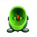 Дитячий тренувальний Горщик-Пісуар із прицілом у формі "Жабки" портативний Зеленого кольору, фото 4