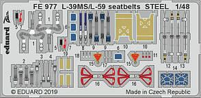 Набір деталірування для моделі L-39MS/L-59 сталеві ремені (TRUMPETER).1/48 EDUARD FE977