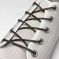 Шнурки для обуви 2 мм 60 см / темно- коричневый (упак.36 пар) пропитка круглая / тип 1.2.0 KIWI