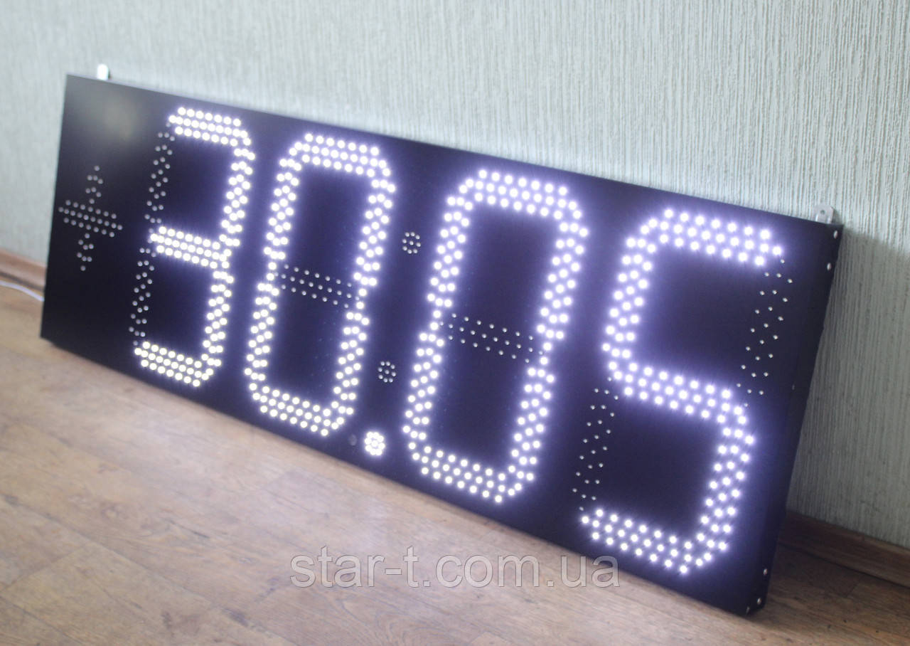 Купить ️ Фасадные большие светодиодные часы, высота цифры 450мм. в ...