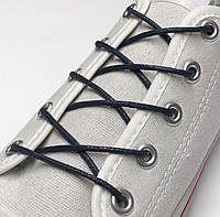 Шнурки для обуви 2 мм 60 см / темно- синий (упак.36 пар) пропитка круглая / тип 1.2.0 KIWI