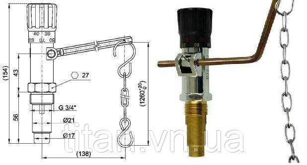 Регулятор тяги для твердопаливних котлів Regulus RT4