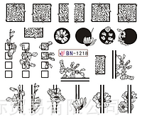 Слайдер водный для маникюра и дизайна ногтей BN-1218, на водной основе