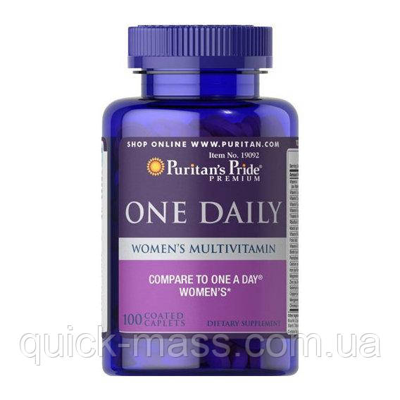 Вітаміни Puritan's Pride One Daily women's Multivitamin 100caplets