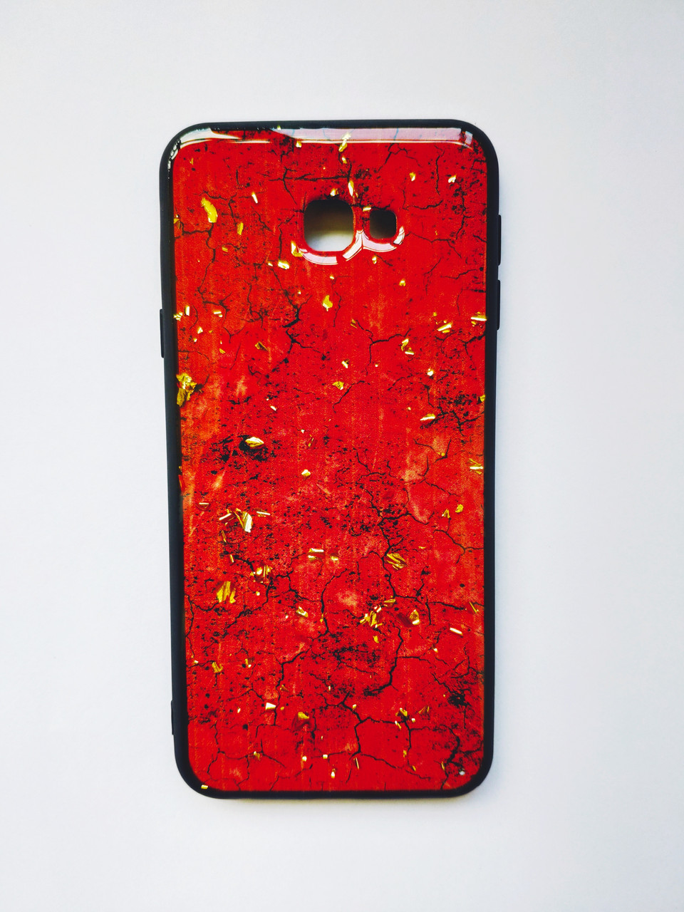 Чохол Luxury для Samsung J4 Plus 2018 / J415 Мармуровий Red