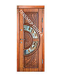 Двері вхідні з полімер плитою з куванням, фото 2