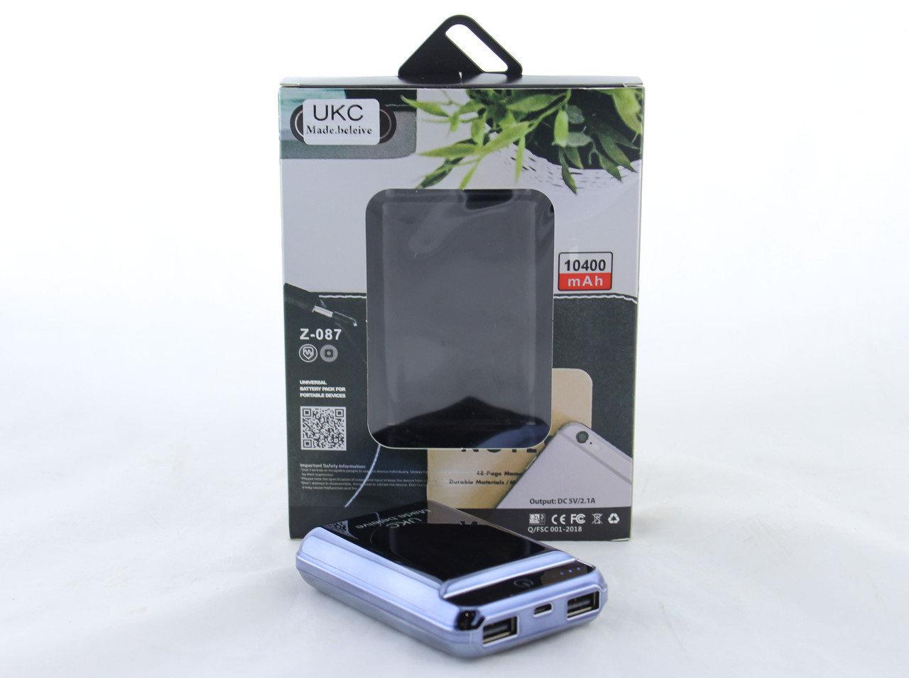 Мобільна Зарядка POWER BANK Z087 (реальна ємність 6000)