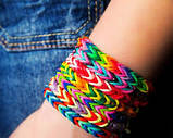 Набір для плетіння Rainbow Loom Bands "Серце" 3200 гумочок., фото 3
