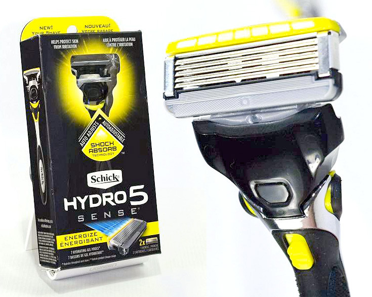 Чоловічий станок для гоління Schick (Wilkinson Sword) Hydro 5 Sense 2 картриджf Energize SC0012