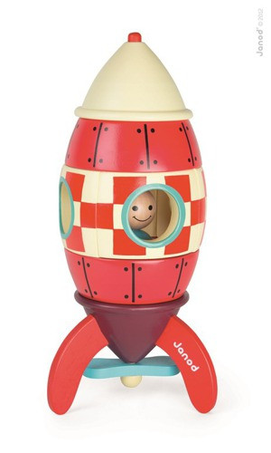 Janod — конструктор дерев'яна ракета на магніті