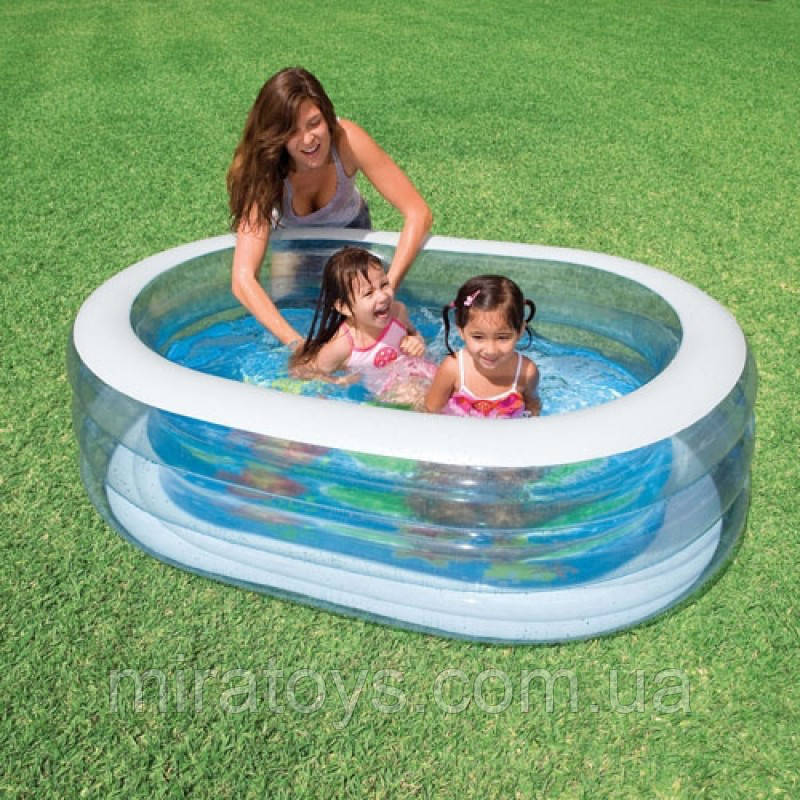 Дитячий басейн Intex 57482 «Китеня» 163х107х46 см