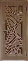 Двері вхідні Модель "Оазис" ( шоколадний горіх)