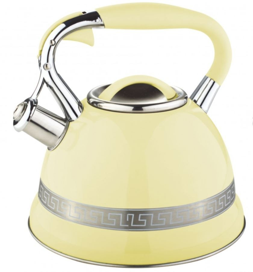 Чайник зі свистком Edenberg 3.0 л Бежевий (EB-1941BG), фото 1