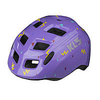 Шлем детский KLS ZIGZAG фиолетовый XS