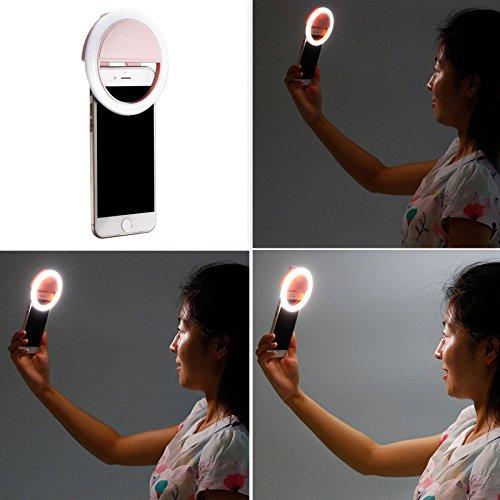 Аккумуляторная вспышка-подсветка для телефона селфи-кольцо XJ-01 Selfie Ring Light - фото 4 - id-p979016076