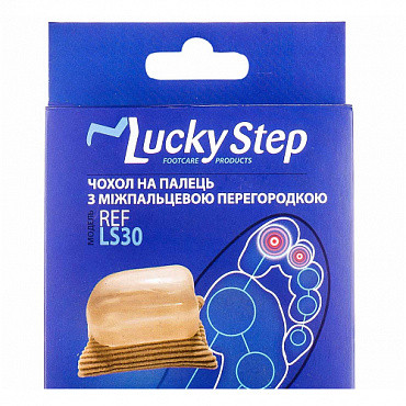 Чохол на палець з міжпальцевий перегородкою Lucky Step LS30 (Універсальний)