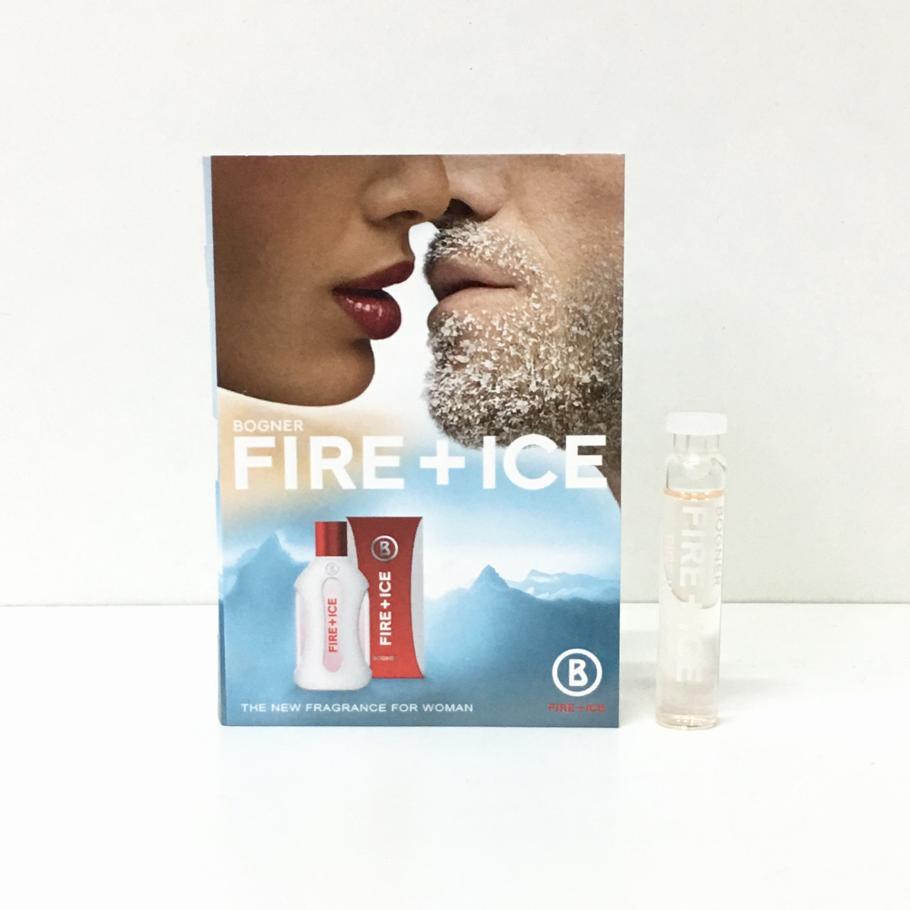 Пробник оригінал Bogner Fire + Ice For Women 2ml жіночі парфуми, літній квітково-фруктовий аромат