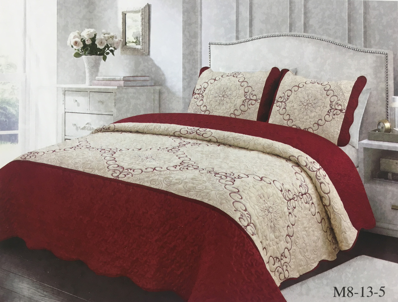 Покривало Шанхай Бордо No5 (М8-13-5)