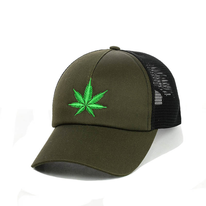 Коттоновая кепка з сіткою "Марихуана", фото 1