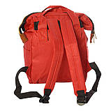 Сумка-рюкзак MK 2877, червоно-білий, фото 2