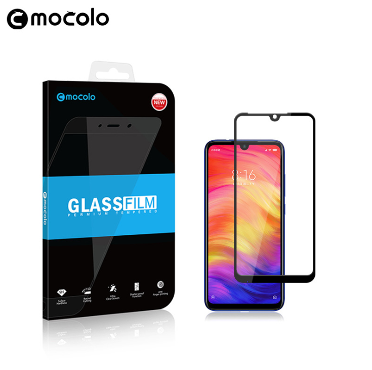 Скло Mocolo Full Glue для Xiaomi Redmi Go з рамкою Чорний
