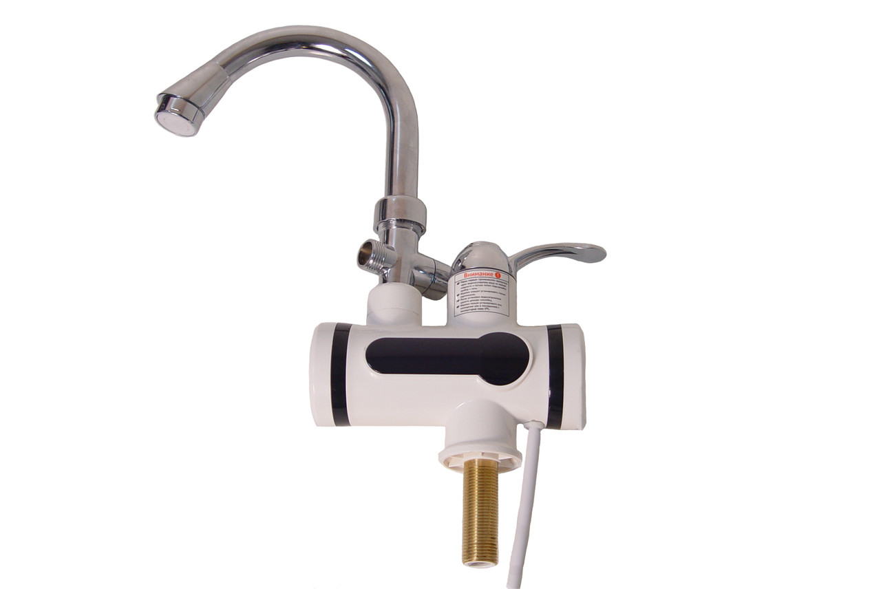 Проточный водонагреватель электрический на кран LCD бойлер с душем ...