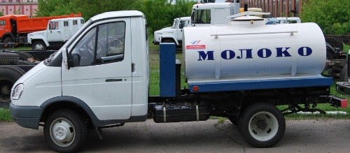 Автоцистерна для молока Г6-ОТА-1,3 (молокотяг)