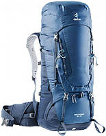 Туристический рюкзак Deuter Aircontact 45 + 10, 55л синий
