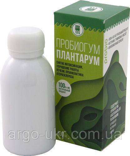 Пробіогум Плантарум Арго (пробіотик, сорбент, інтоксикація, атеросклероз, для печінки, шлунка, імунітет)
