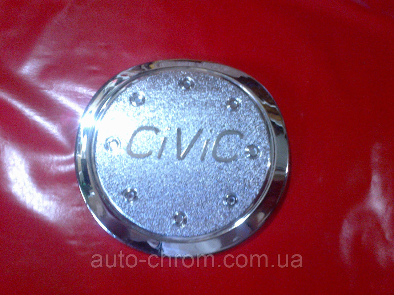 Накладка на лючок бака HONDA CIVIC 8 седан, фото 1