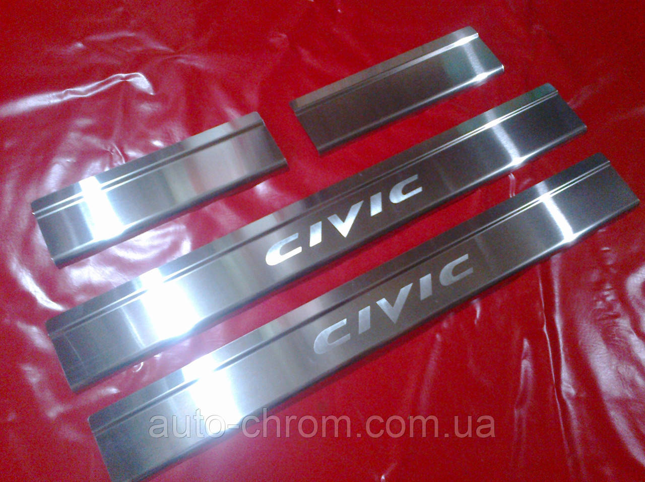 Накладки на пороги HONDA CIVIC 8 2006-2011