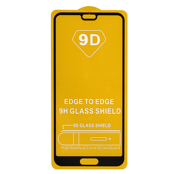 Скло 5D Full Glue для Huawei P30 Lite Чорний