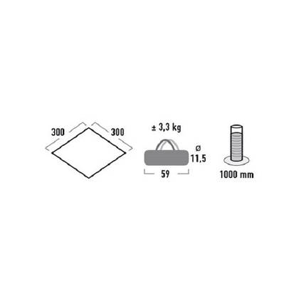 Тент High Peak Tarp 1 Grey (10031), фото 3