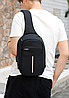 Міський рюкзак-антизлодій Bobby Mini з USB, Боббі, рюкзак через плече Сірий, фото 2