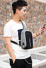 Міський рюкзак-антизлодій Bobby Mini з USB, Боббі, рюкзак через плече Сірий, фото 9