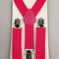 Підтяжки для дівчинки темно-рожеві