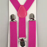 Підтяжки дитячі малинові для дівчинки