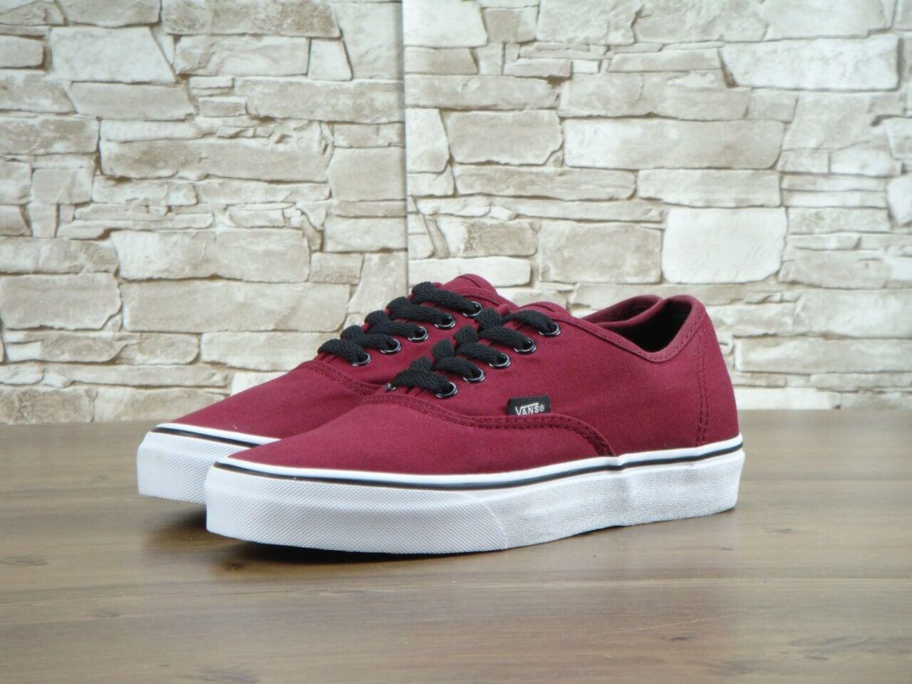Vans New Era Bordo White Кеди Vans бордові жіночі