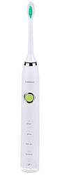 Електрична зубна щітка Gemei GM906 (4 режими) білий