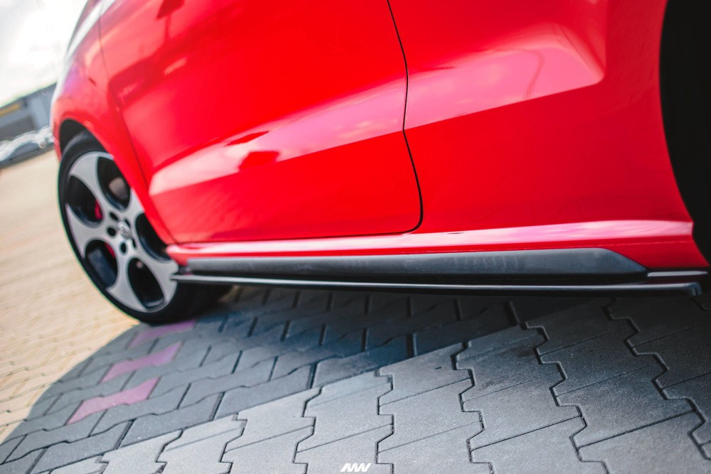 Пороги Volkswagen Polo 6R GTI тюнінг елерон обвіс, фото 1