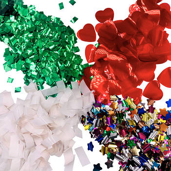 Конфетті, метафан, мішура