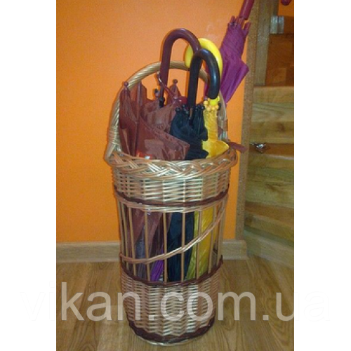 Парасолька для парасольок, тростини плетена