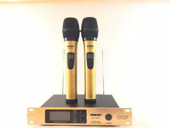 Бездротовий мікрофон SHURE DM SH 300G/3G радіосистема мікрофонна, фото 3