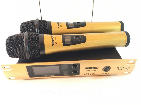 Бездротовий мікрофон SHURE DM SH 300G/3G радіосистема мікрофонна