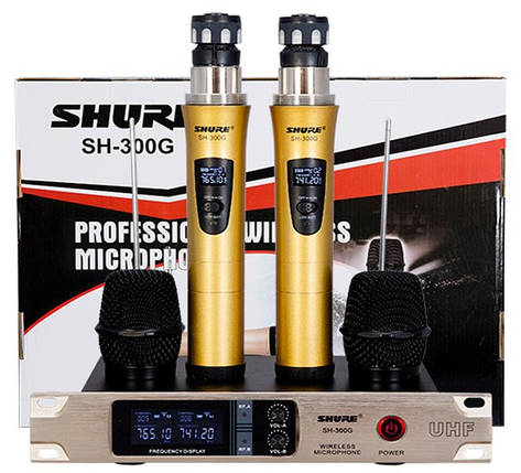 Бездротовий мікрофон SHURE DM SH 300G/3G радіосистема мікрофонна, фото 4